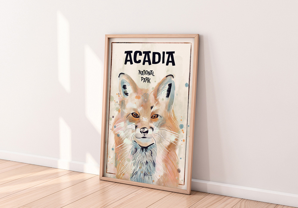 Acadia Travel Poster